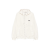 Veste à capuche tissu technique nylon crème étiquette métal logo