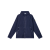 Blouson zippé à capuche nylon métal Econyl ® bleu marine