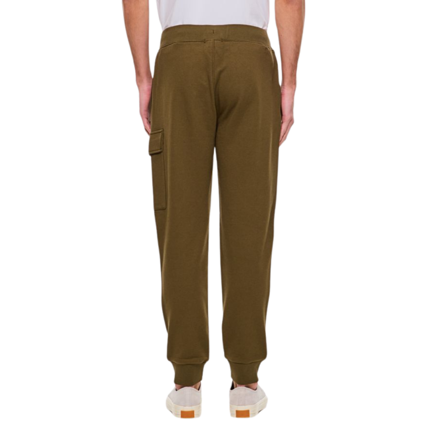 Pantalon de survêtement jogging CP COMPANY cargo coton kaki foncé
