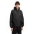 Coupe vent Grimpeurs zippée capuche nylon noir liseret tricolore