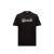 T-shirt coton noir Moncler blanc beige