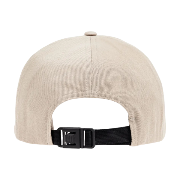 Casquette MONCLER gabardine coton beige logo noir mat
