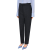 Pantalon Cigarette flanelle gris anthracite rayé