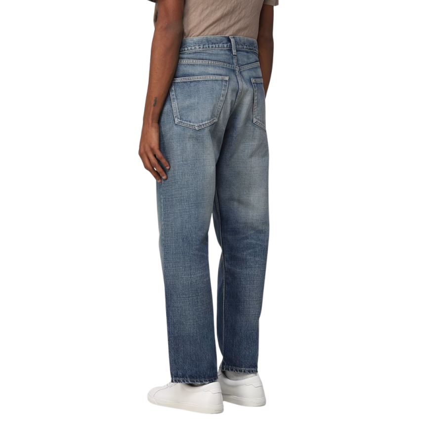 Jean SAINT LAURENT Mick coton denim bleu vintage