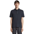 Polo coton jersey bleu marine