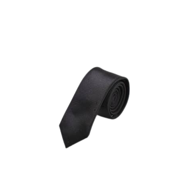 Cravate SAINT LAURENT soie noire