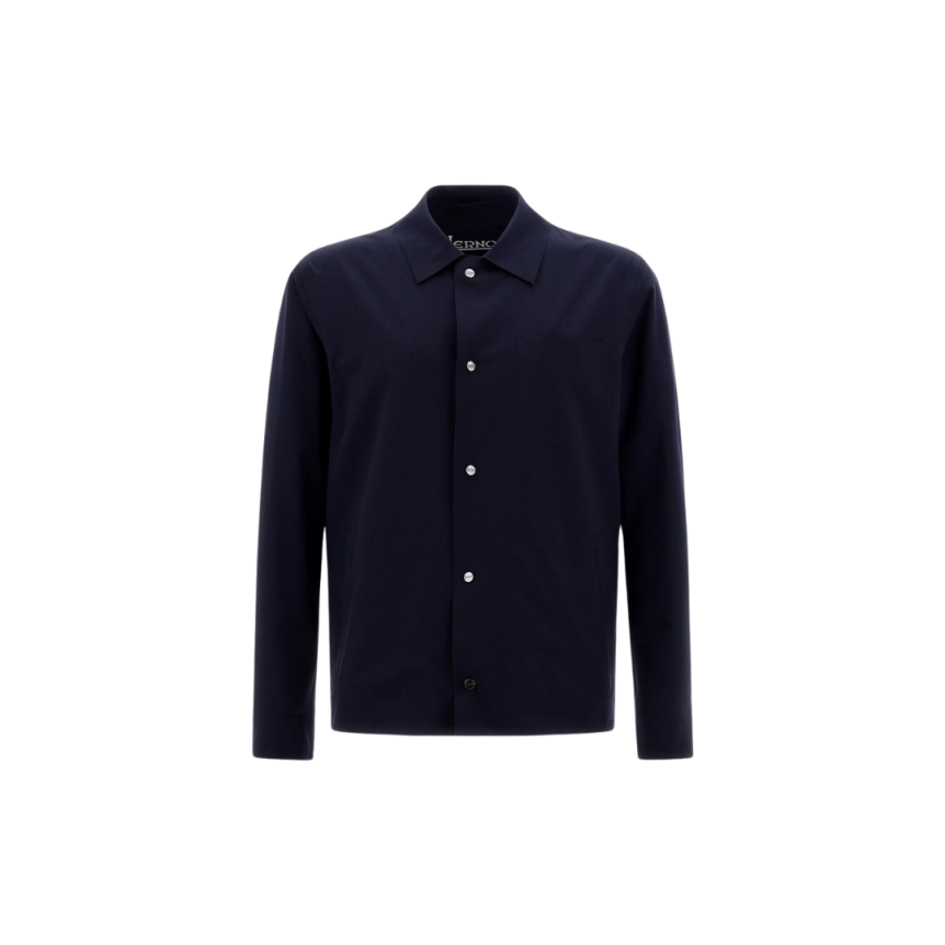 Surchemise HERNO tissu double nylon bi strech noir