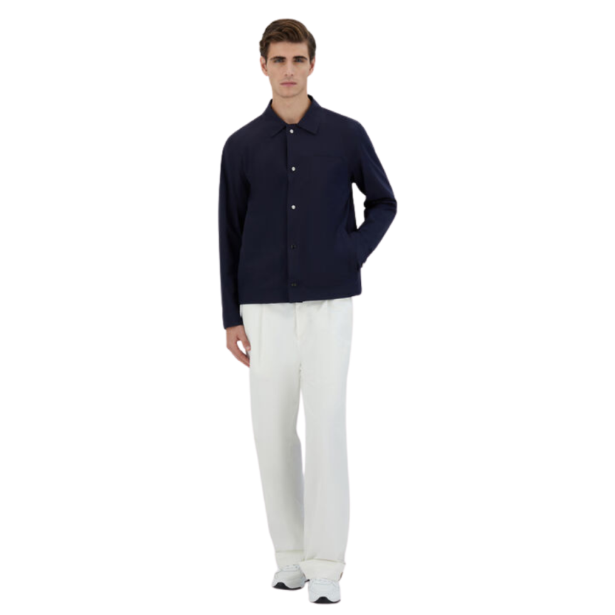 Surchemise HERNO tissu double nylon bi strech noir