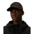 Casquette gabardine coton noir broderie logo