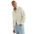 Blouson bomber réversible cuir nappa membrané écru panama
