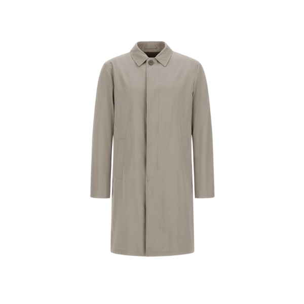 Imperméable HERNO gabardine coton déperlant beige