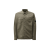 Chemise gabardine coton bio gris cendre poche plaquée