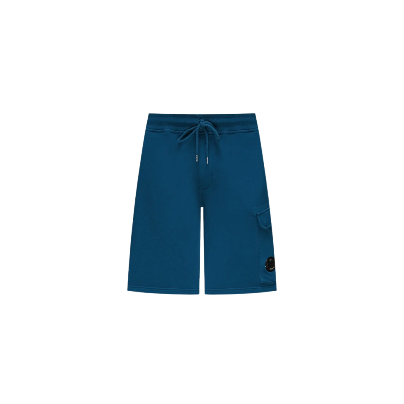 Short molleton coton bleu...