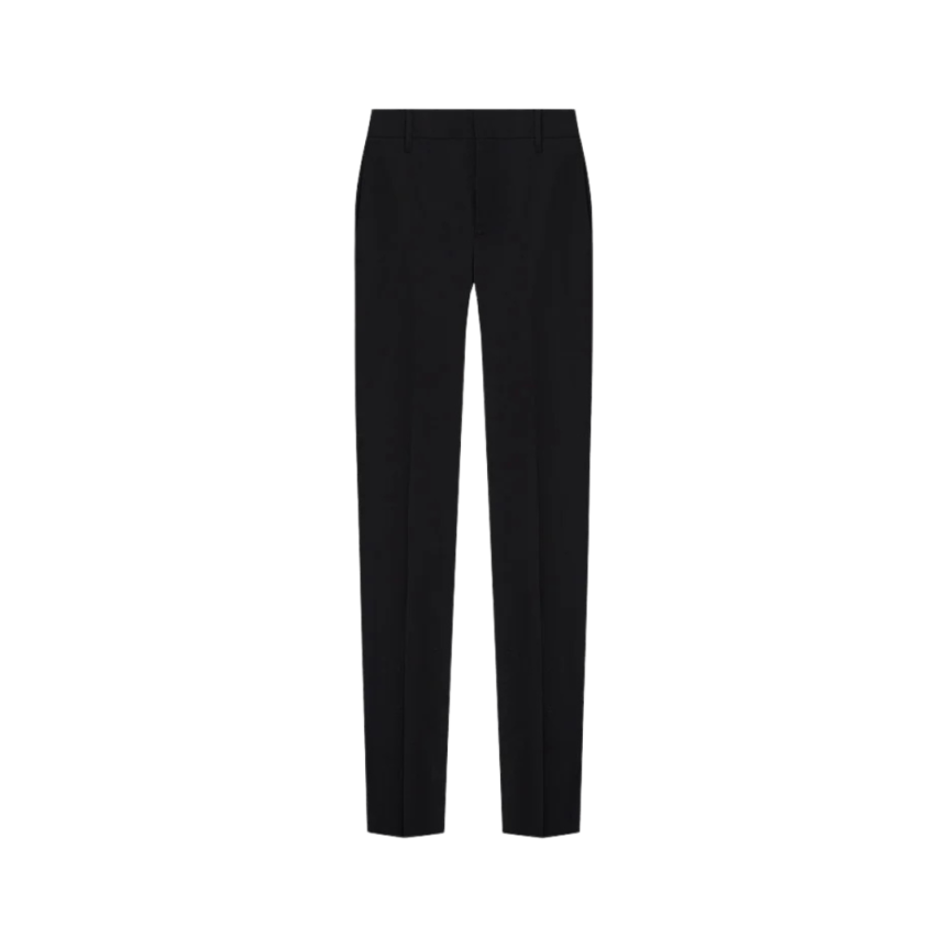 Pantalon PRADA laine vierge elasthane noir