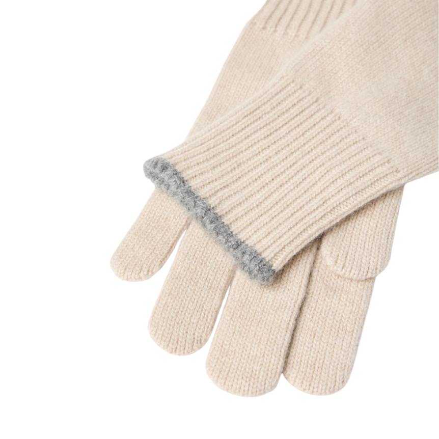 Gants BRUNELLO CUCINELLI cachemire beige