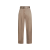 Pantalon satin marron ceinture