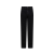 Jeans droit coton denim noir délavé plaque métal poche