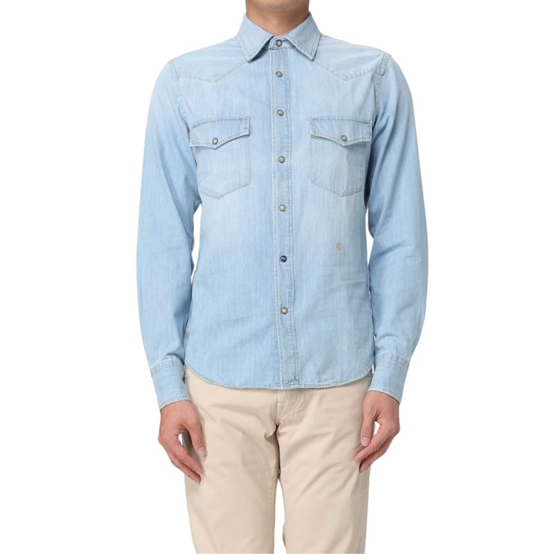 Chemise western denim coton...