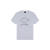 T-shirt col rond coton blanc multi pixel logo requin