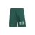 Short coton vert logo Icon blanc