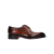 Derbies lacets plateau cuir brillant cognac