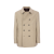 Parka Caban croisé coton beige