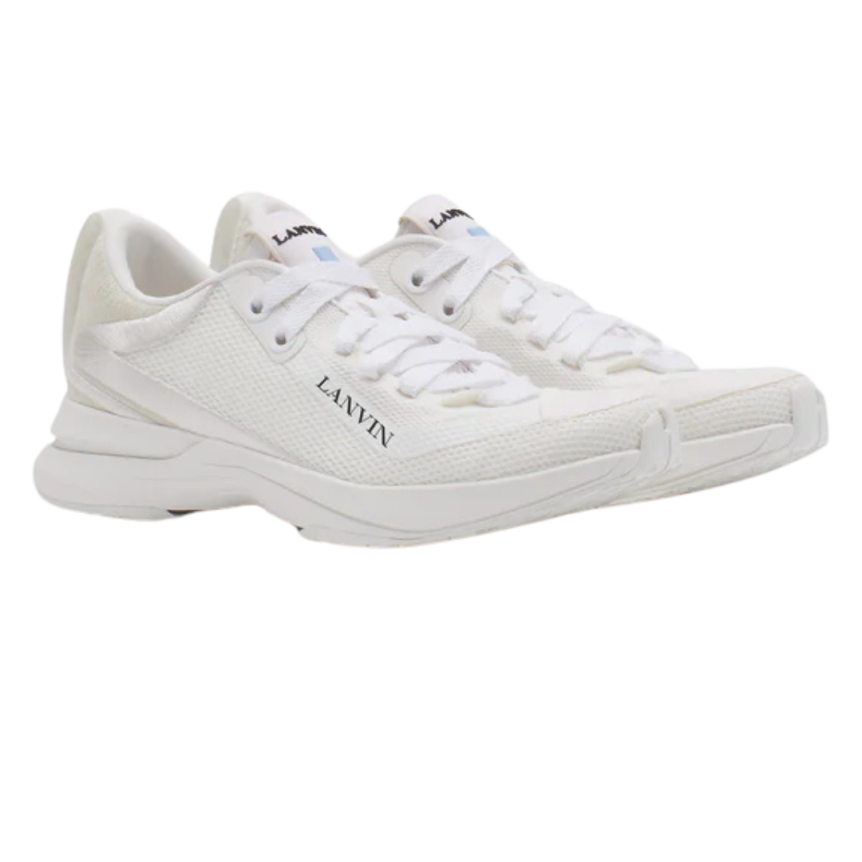 Sneakers baskets LANVIN Runner mesh blanc