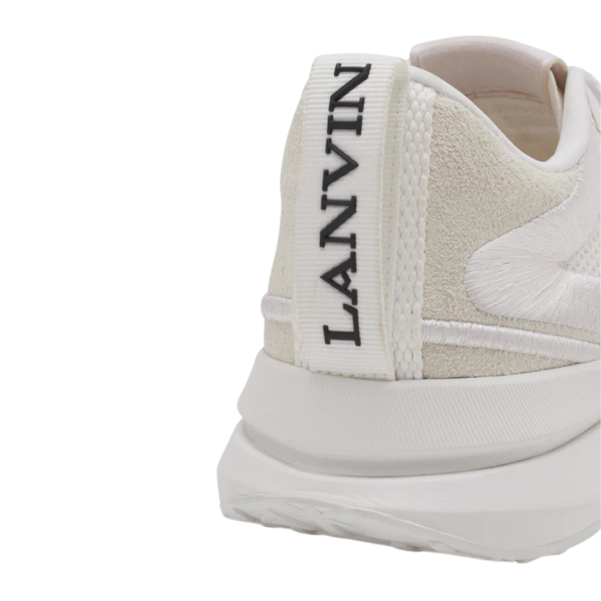 Sneakers baskets LANVIN Runner mesh blanc