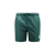 Short de bain nylon vert bande tricolore