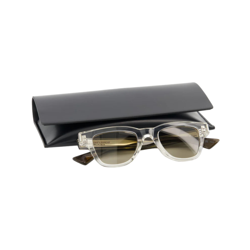 SL789 Lunettes de soleil Wellington monture acétate résine transparent verre dégradé