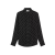 chemise ample viscose noir imprimé micro triomphe blanc