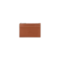 Porte cartes zippé cuir veau naturel embossage triomphe