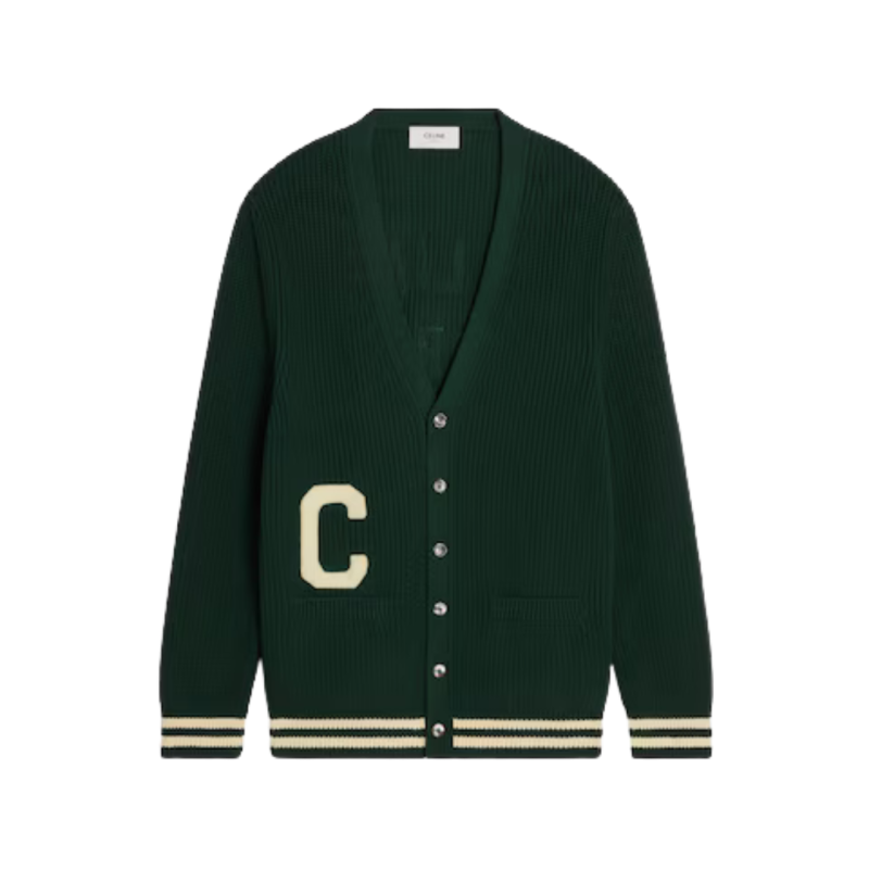 Cardigan long College coton...