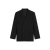 Veste croisée Carnaby laine rayures noir marron
