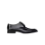 Derbies à lacets Tuxedo cuir taureau brillant noir