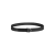 Ceinture large nylon noir jacquard ton sur ton