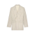 Costume Veste croisée Camden gabardine laine écru rayure noir