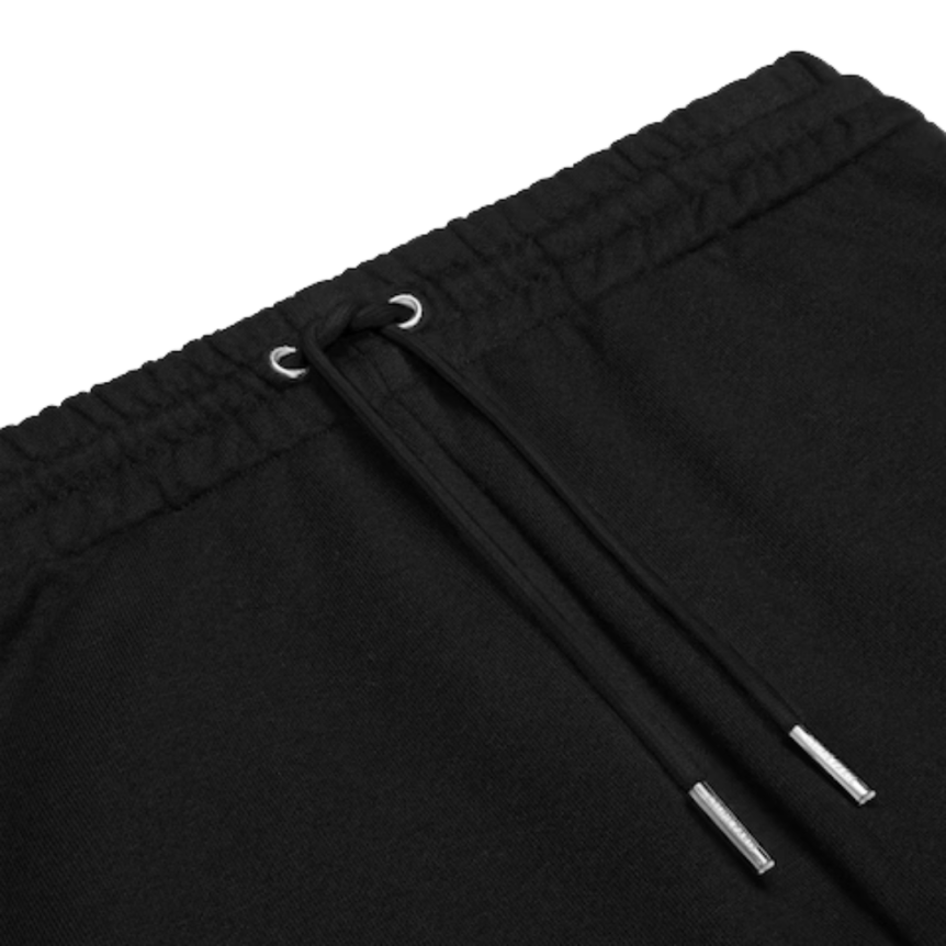 Jogging loose CELINE molleton coton cachemire noir Triomphe blanc