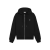Sweat-shirt zippée Hoodie capuche molleton coton cachemire noir Triomphe blanc
