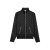 Blouson zippé jersey coton noir jacquard Triomphe ton sur ton