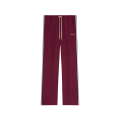 Jogging jersey nylon bordeaux bande écru