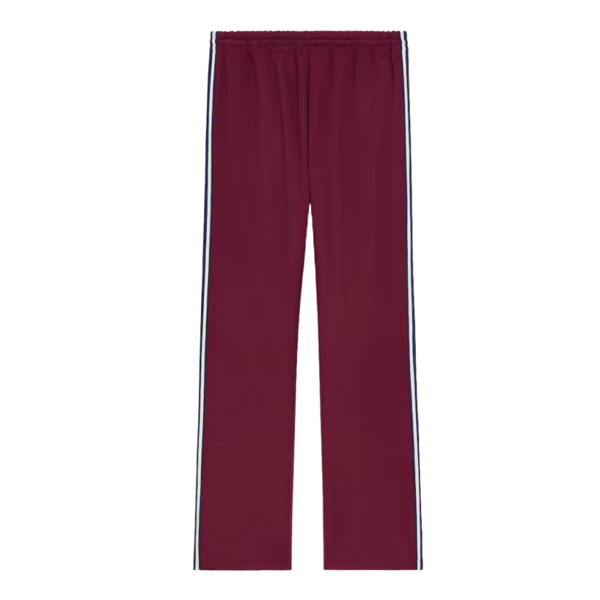 Jogging CELINE jersey nylon bordeaux bande écru