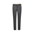 Pantalon Bobby slim laine vierge gris