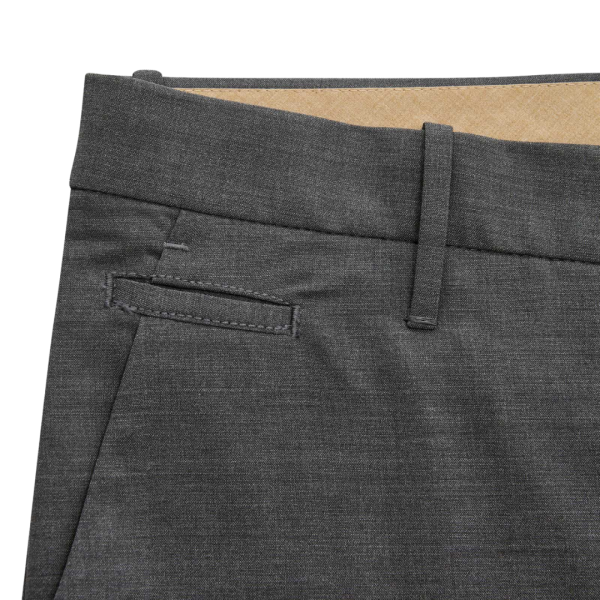 Pantalon JACOB COHEN Bobby slim laine vierge gris