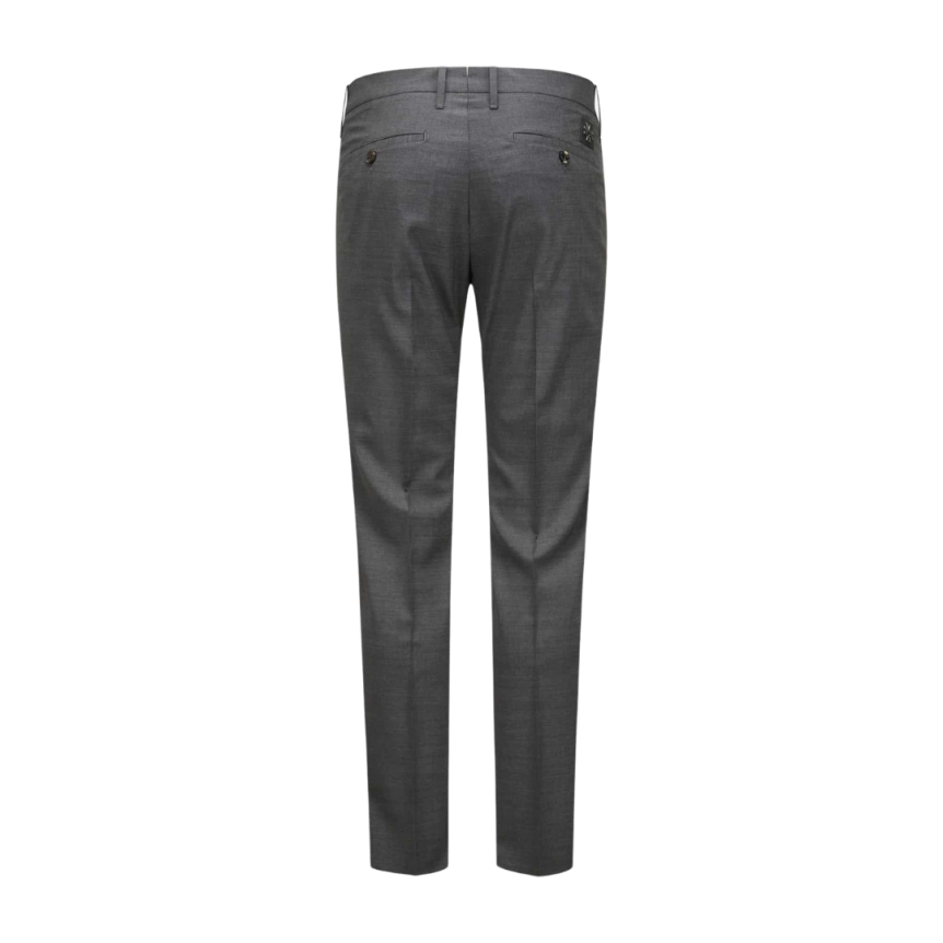 Pantalon JACOB COHEN Bobby slim laine vierge gris