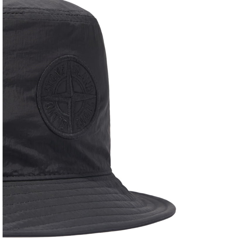 Bob STONE ISLAND nylon métal noir broderie Compass