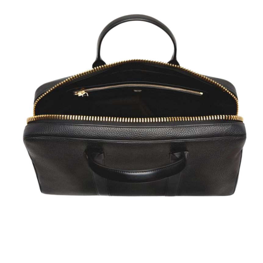 Sac Grand modèle TOM FORD Malette Buckley cuir grainé noir