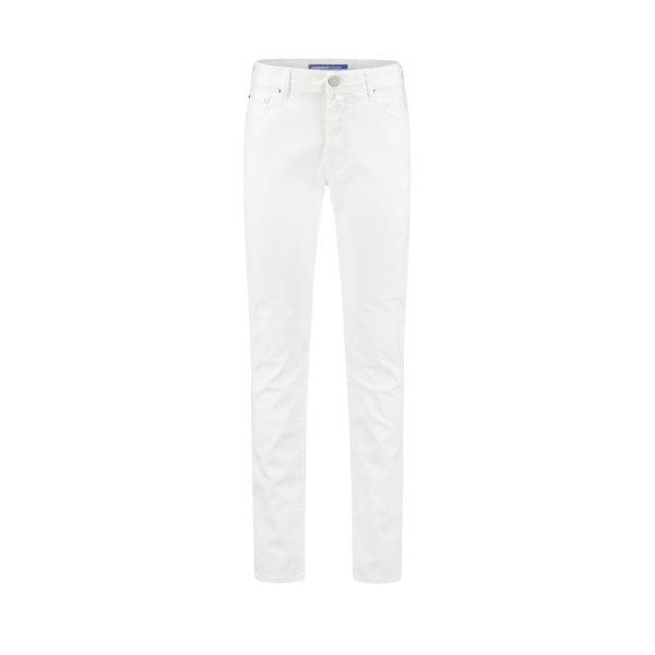 Jean JACOB COHEN Bard slim coton stretch blanc