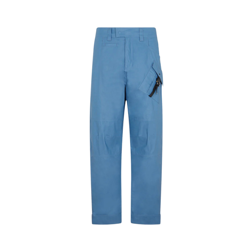 Pantalon DIOR coton bleu boucle Alyx