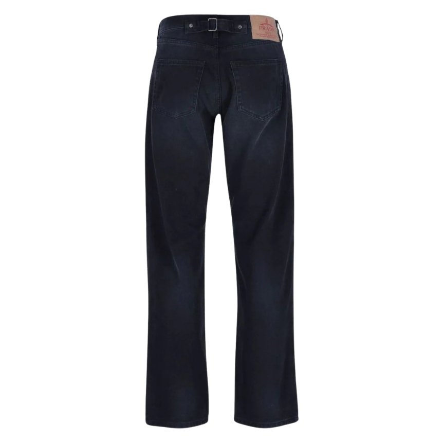 Jean PRADA 5 poches denim coton noir